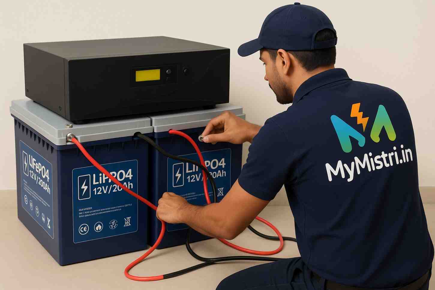 Battery & Inverter (24–48V) Installation